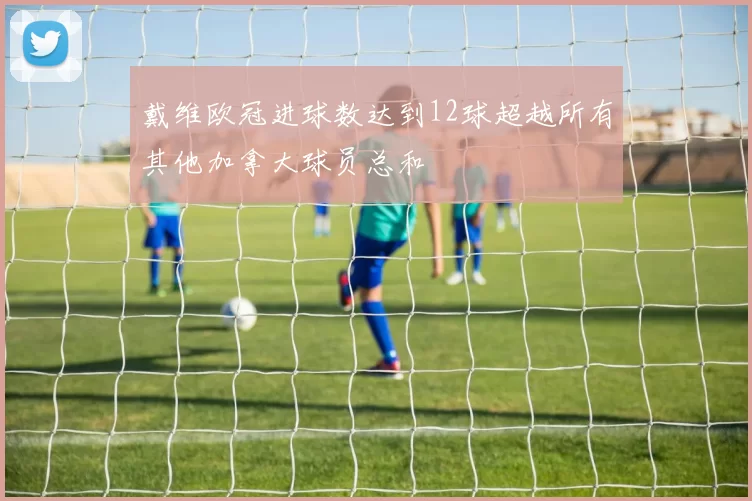 戴维欧冠进球数达到12球超越所有其他加拿大球员总和